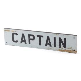 Captain wooden sign
